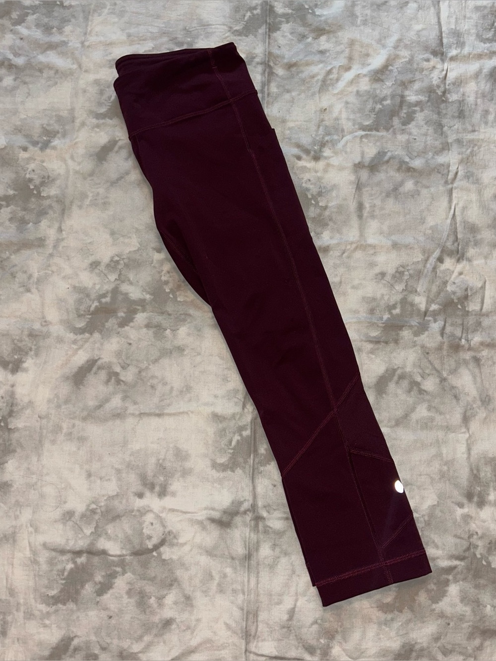 Lululemon Maroon Active Capris